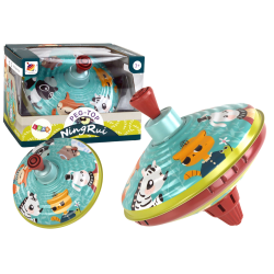 Metal Spinning Top Animals Toy Traditional